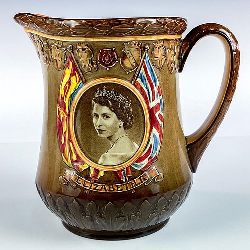 ROYAL DOULTON CORONATION JUG, QUEEN