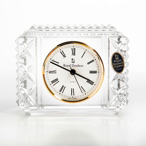 ROYAL DOULTON CRYSTAL QUARTZ DESK
