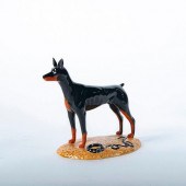 ROYAL DOULTON DOG FIGURE, DOBE