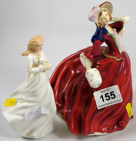 Royal Doulton Figure Autumn Breezed
