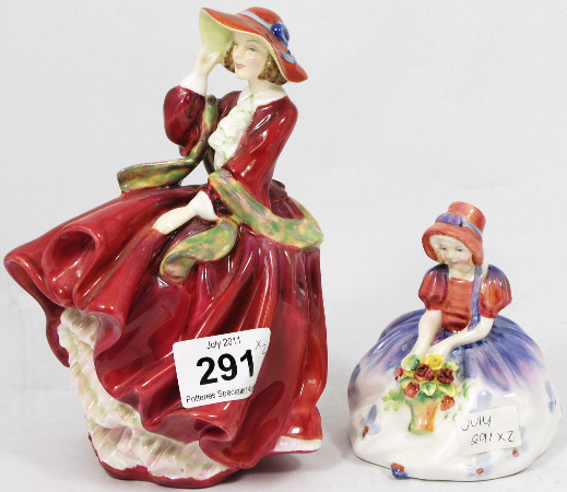 Royal Doulton Figure Top O The Hill
