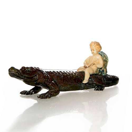ROYAL DOULTON FIGURINE, BOY ON A