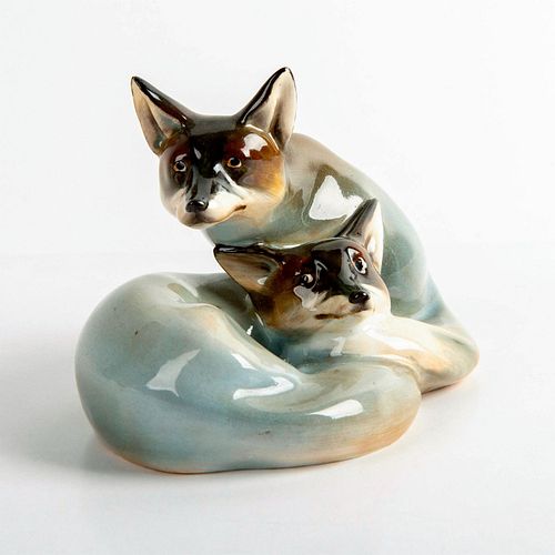 ROYAL DOULTON FIGURINE, FOXES