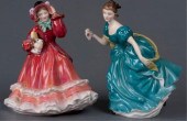 ROYAL DOULTON FIGURINE PAIRTwo