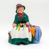 ROYAL DOULTON FIGURINE, SILKS