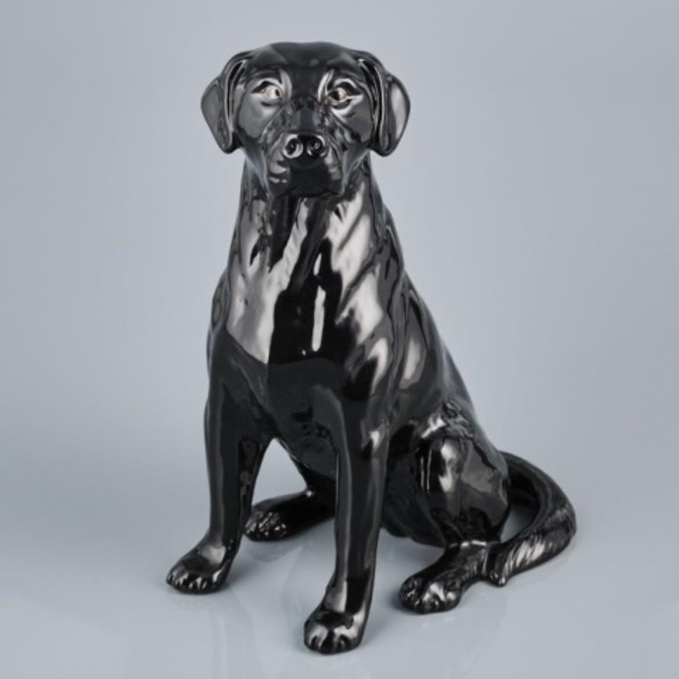 ROYAL DOULTON FIRESIDE DOGBlack