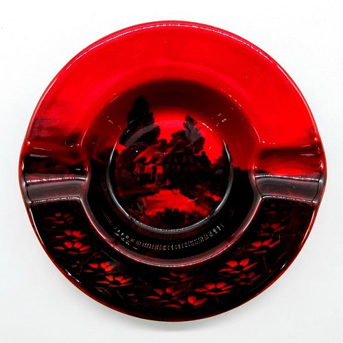 ROYAL DOULTON FLAMBE ASHTRAY,