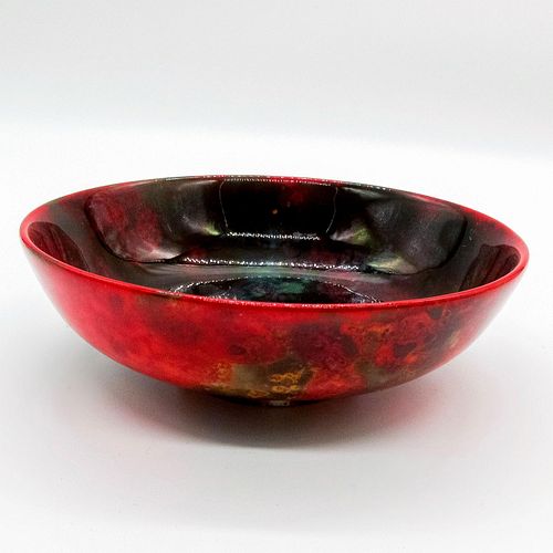 ROYAL DOULTON FLAMBE BOWLGlazed