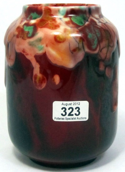 Royal Doulton Flambe Fanling Vase