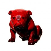 ROYAL DOULTON FLAMBE FIGURINE,