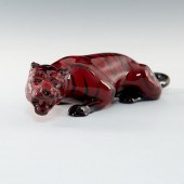 ROYAL DOULTON FLAMBE FIGURINE,