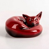 ROYAL DOULTON FLAMBE FIGURINE,