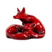 ROYAL DOULTON FLAMBE FIGURINE,