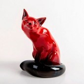ROYAL DOULTON FLAMBE FIGURINE,