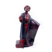 ROYAL DOULTON FLAMBE FIGURINE,