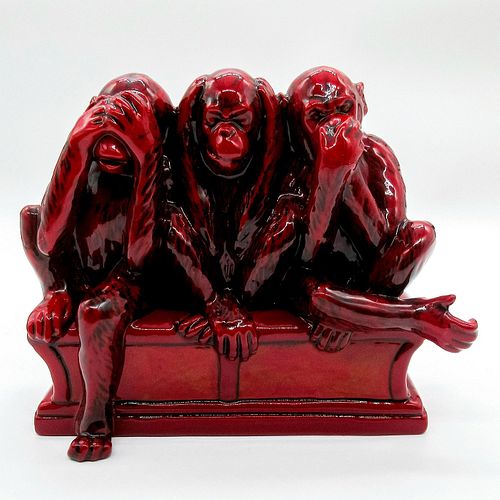 ROYAL DOULTON FLAMBE FIGURINE,