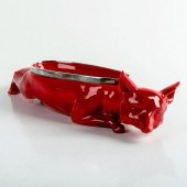 ROYAL DOULTON FLAMBE, FOX BOWL