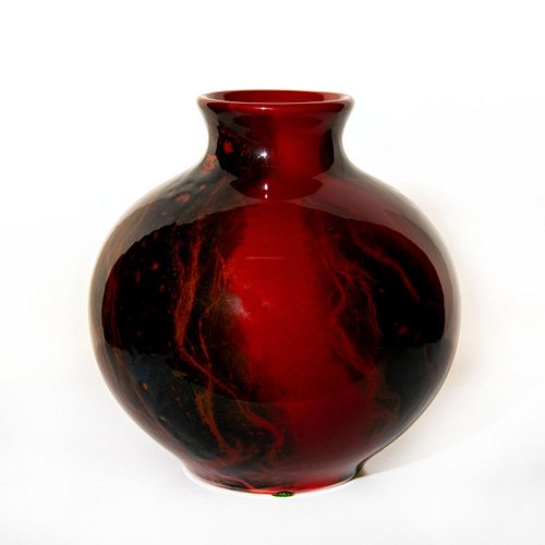 ROYAL DOULTON FLAMBE, LANTO VASE IN