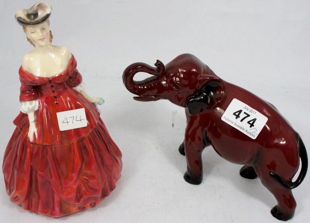 Royal Doulton Flambe Model of an