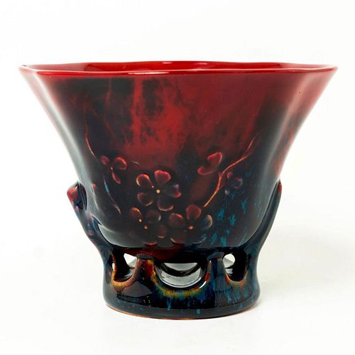 ROYAL DOULTON FLAMBE SUNG FOOTED