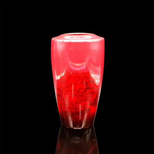 ROYAL DOULTON FLAMBE VASE,