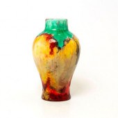 ROYAL DOULTON FLAMBE VASE, NOK