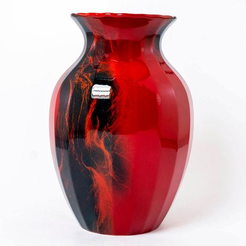 ROYAL DOULTON FLAMBE VASEBulbous