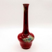 ROYAL DOULTON FLAMBE VASERed F