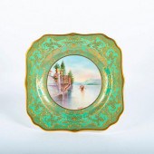 ROYAL DOULTON FOOTED TAZZA, LA