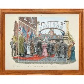 ROYAL DOULTON FRAMED ROYAL VIS