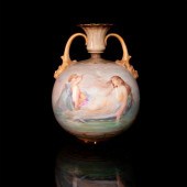 ROYAL DOULTON GEORGE WHITE VAS