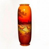 ROYAL DOULTON GILDED VASE, SHE