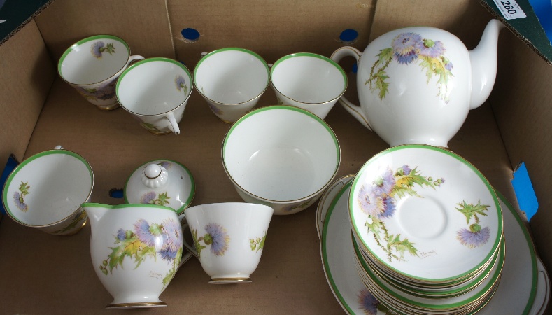 Royal Doulton Glamis Thistle Teaset