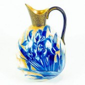 ROYAL DOULTON GOLD, BLUE AND W