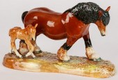 ROYAL DOULTON HORSE AND FOAL F