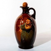 ROYAL DOULTON KINGSWARE FLASK,