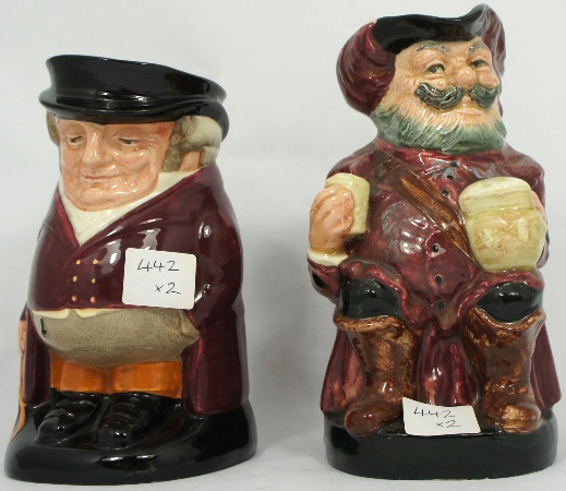 Royal Doulton large Toby Jugs