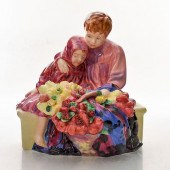 ROYAL DOULTON LG FIGURE, FLOWE