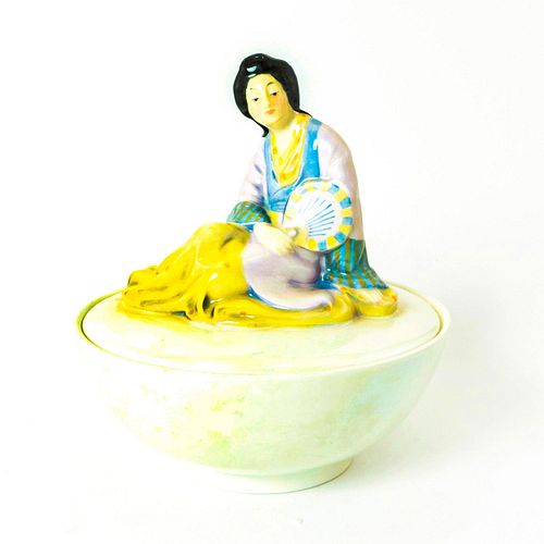 ROYAL DOULTON LIDDED POWDER BOWL,