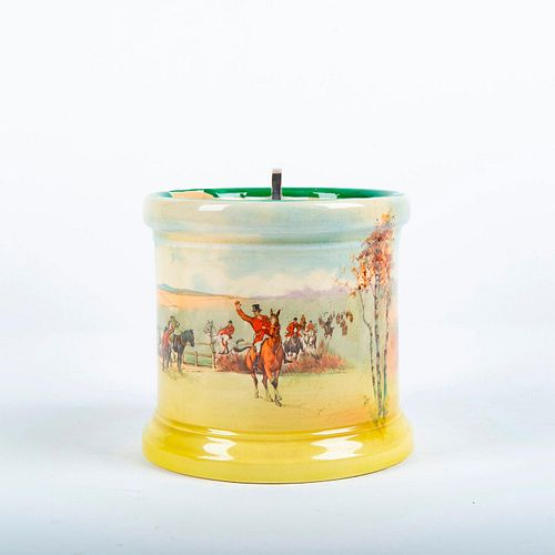 ROYAL DOULTON LIDDED TOBACCO JAR,