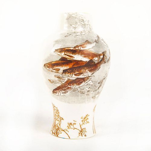 ROYAL DOULTON LUSTRE GLAZE VASE,