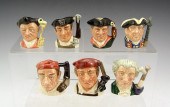 ROYAL DOULTON MINIATURE JUGS: