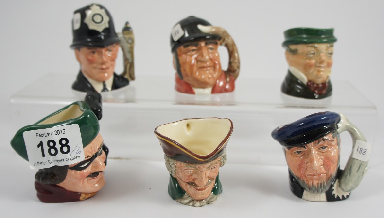 Royal Doulton Miniature Toby Jugs