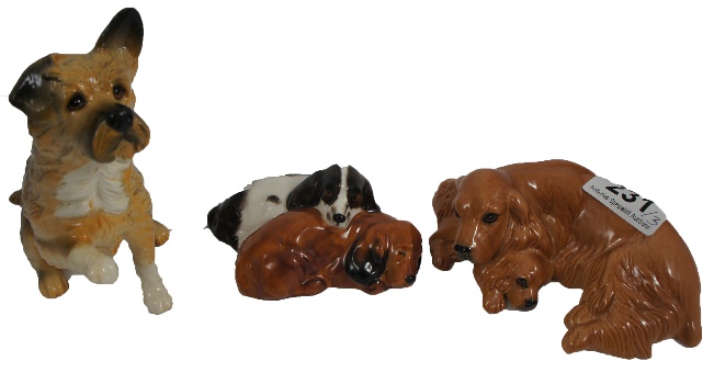 Royal Doulton Model of Two Spaniels