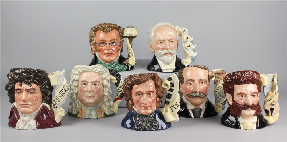 ROYAL DOULTON MUSIC COMPOSERS
