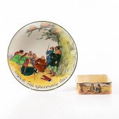 ROYAL DOULTON PLATE + TRINKET