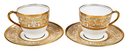 ROYAL DOULTON PORCELAIN AND GILT