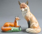 ROYAL DOULTON PORCELAIN FOX (H