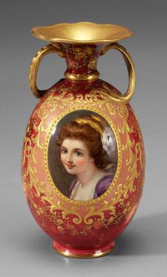 Royal Doulton portrait vase, oval