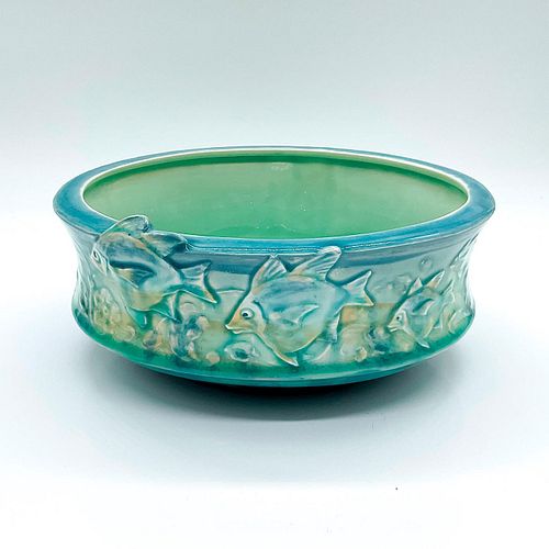 ROYAL DOULTON POTTERY BOWL, AQUATIC